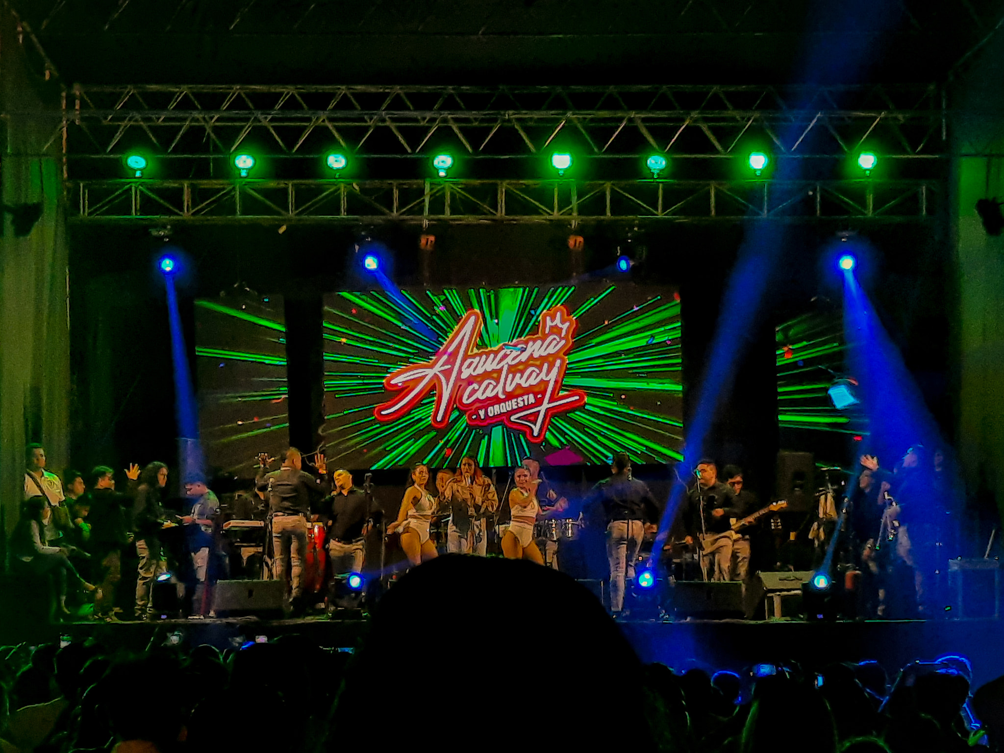Concierto con sonido profesional e iluminación inteligente